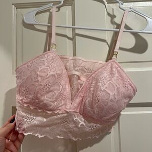Aerie Blush Lace Bralette